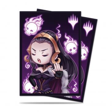 Chibi Collection Liliana - Talk To The Hand Standard Deck Protector sleeves 100ct for Magic