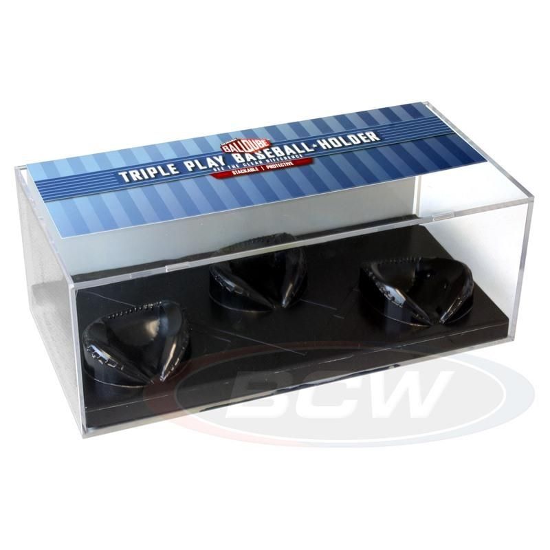 Triple Play 3 Ball Baseball Display