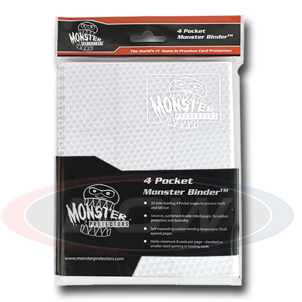 4-Pocket - Holofoil White with White Pages