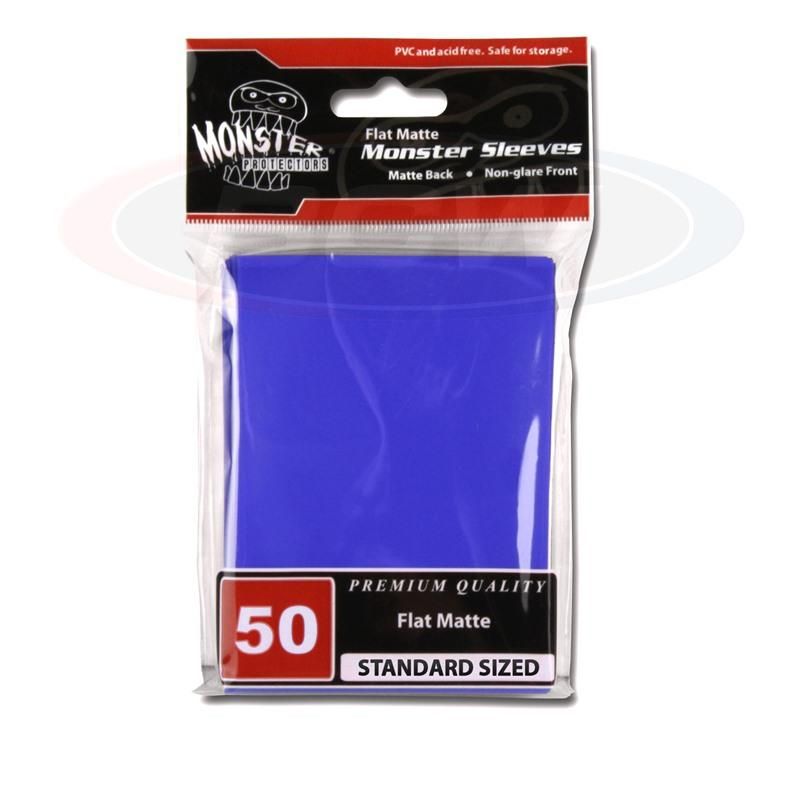 Flat Matte Sleeves - Large - No Logo - Blue