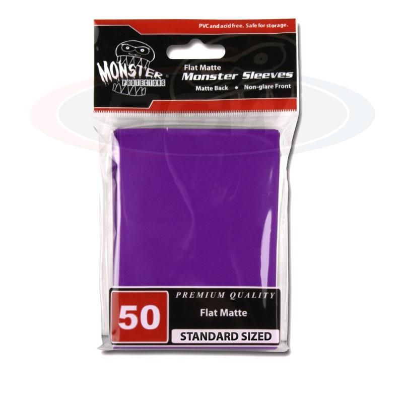 Flat Matte Sleeves - Large - No Logo - Purple