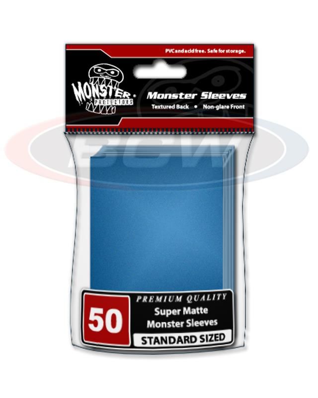 Matte Sleeves - Large - No Logo - Blue