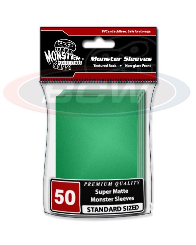 Matte Sleeves - Large - No Logo - Green