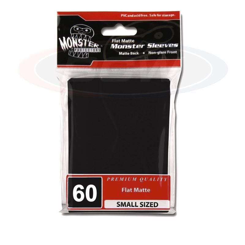 Flat Matte Sleeves - Small - No Logo - Black