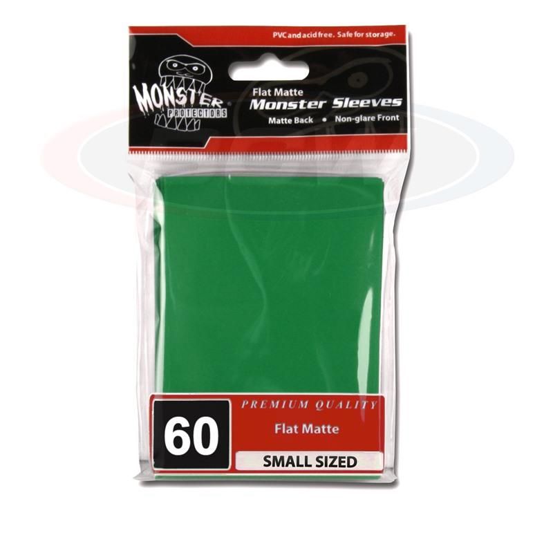 Flat Matte Sleeves - Small - No Logo - Green