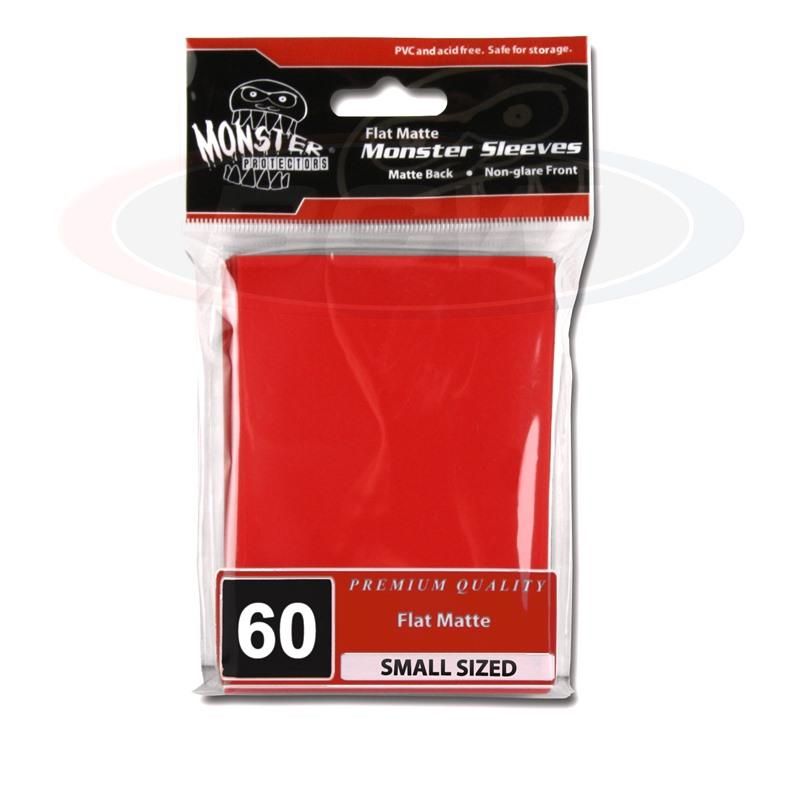 Flat Matte Sleeves - Small - No Logo - Red