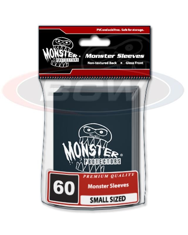 Glossy Sleeves - Small - Monster Logo - Black