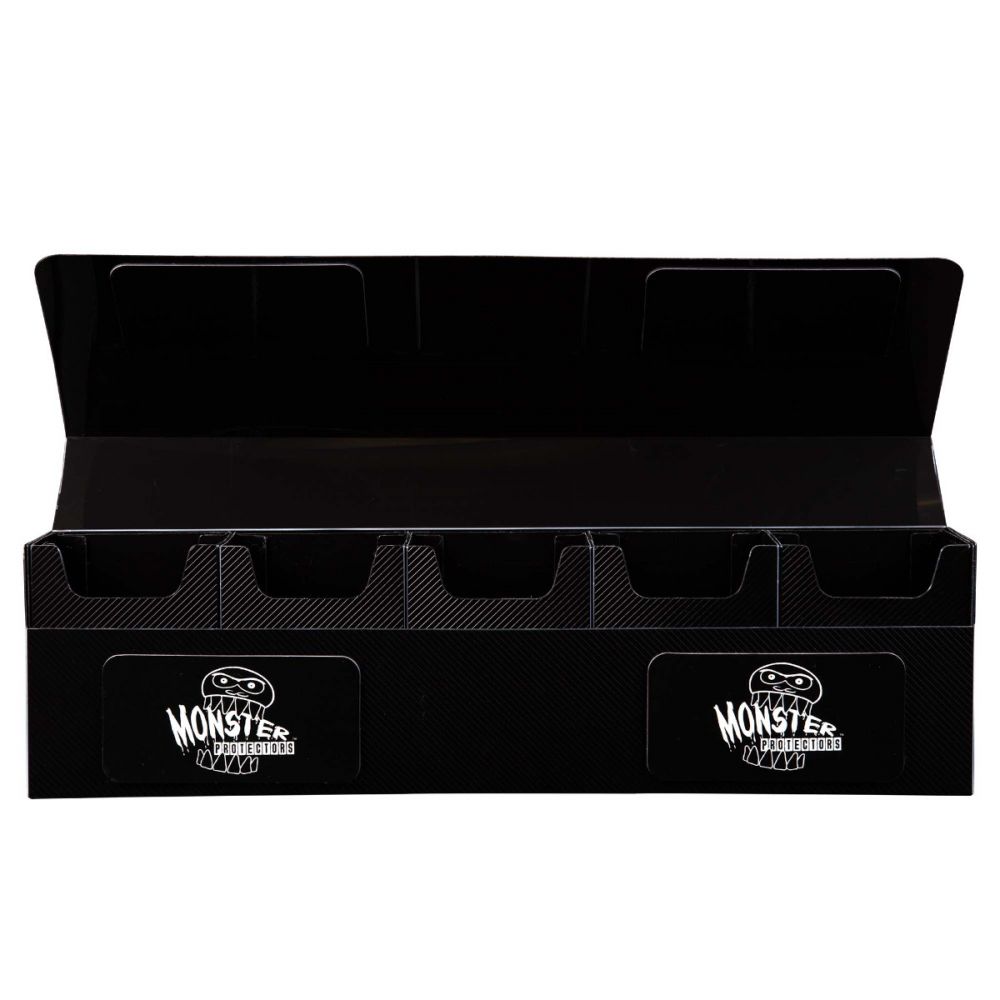 Hydra Mega 5 Compartment Deck Box - Black